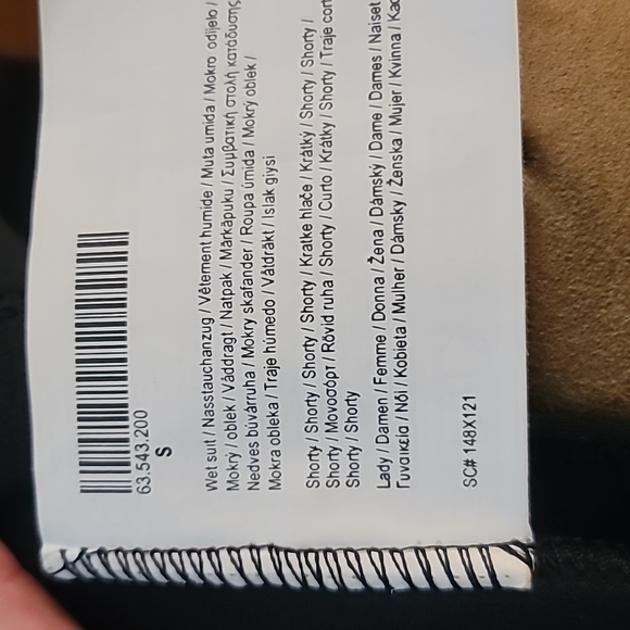 Ladies s scubaPro 3ml shorty wetsuit black and silver - Picture 3 of 5